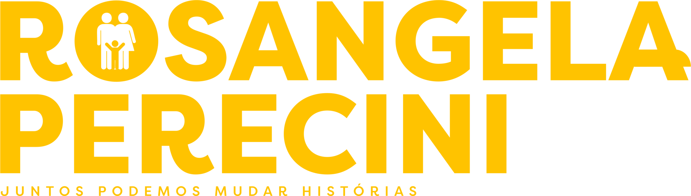 Logotipo Rosangela Perecini - versão Amarelo